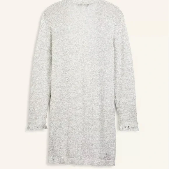 NWOT Ann Taylor Shimmer Fringe Cardigan, Size XS - Picture 2 of 6